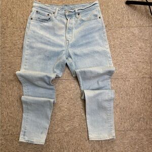 Levi's Men's Faded Light Blue Skinny Jeans